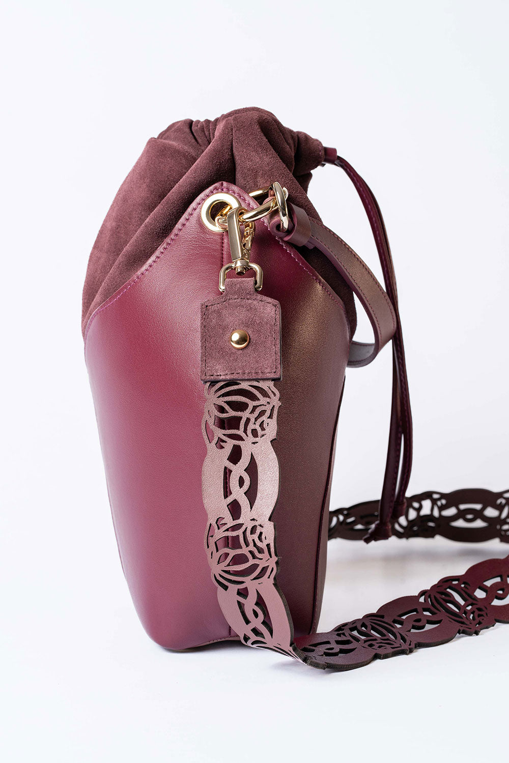 NEW PLUM TULIP BAG